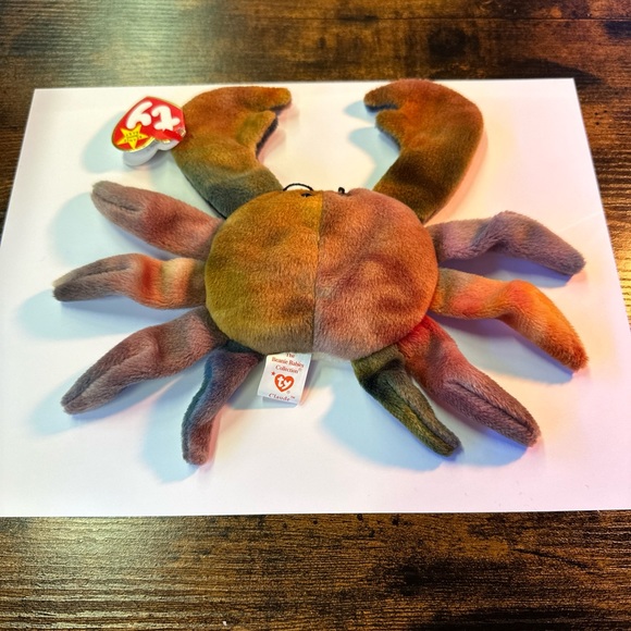 Claude The Crab Beanie Baby Original 1996 - Picture 2 of 8